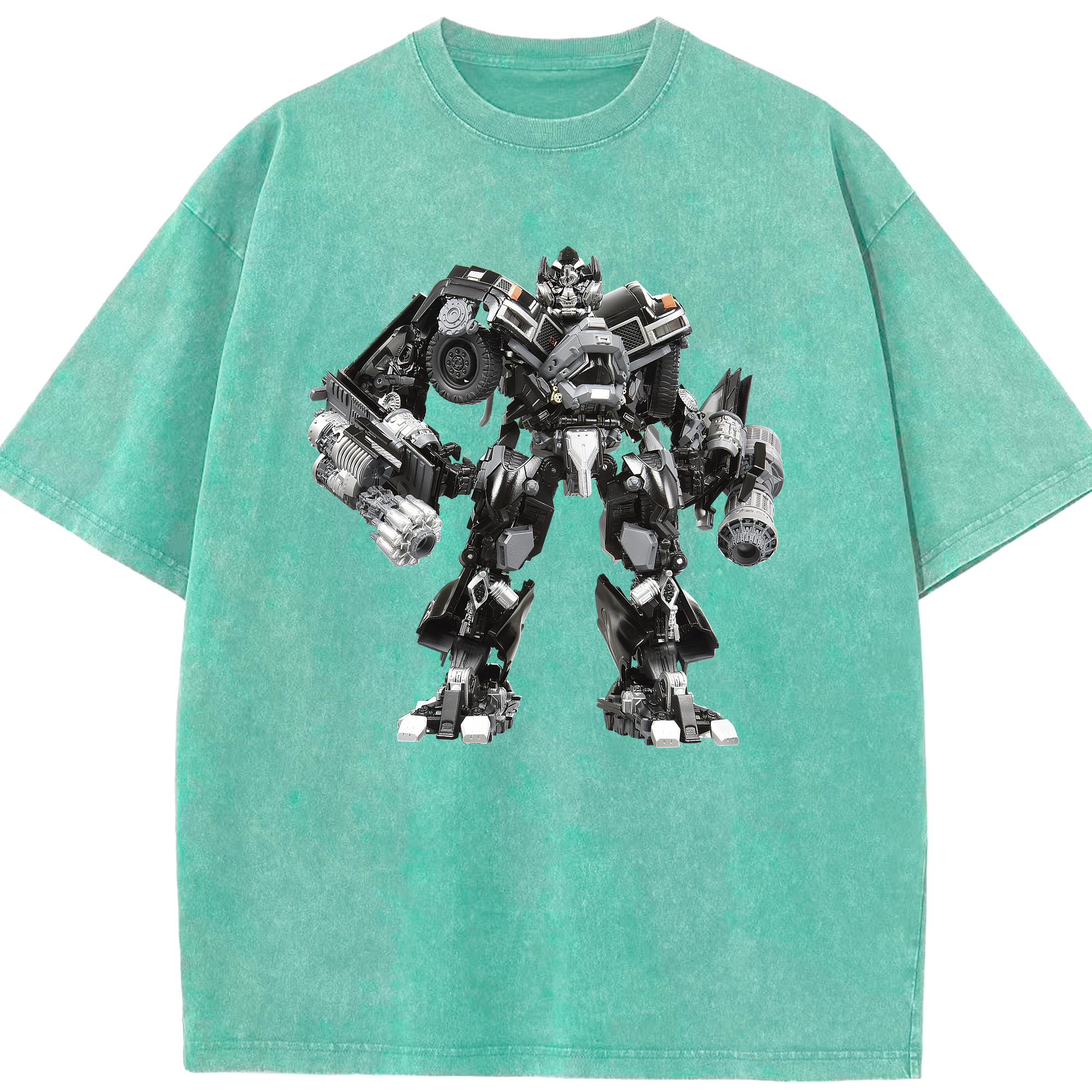 （画像用） Transformers トランスフォーマー 綿100% ヴィンテージ風 半袖Tシャツ（フロントプリント）